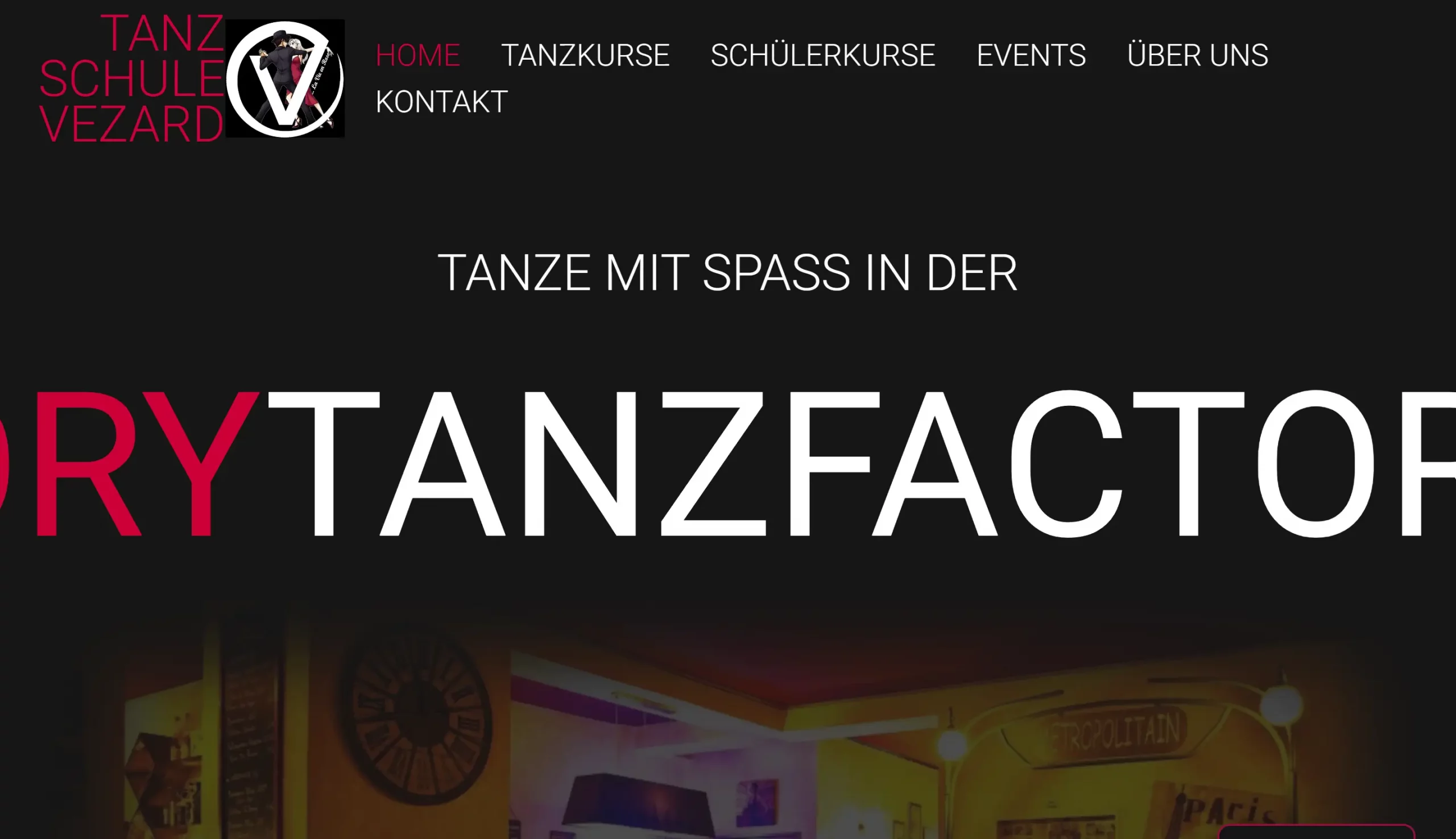 Tanzfactory Screen